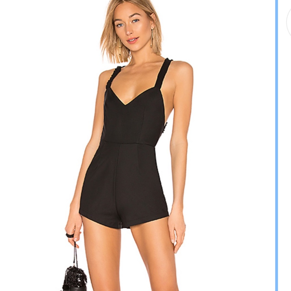 NWOT By The Way Sexy Backless Short Romper XS